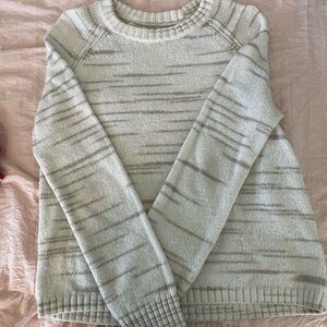 J. Crew Cream Crew Neck Sweater with Textured Knit